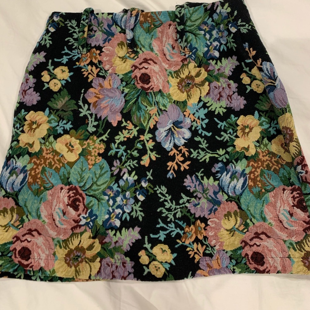 Floral Mini Skirt